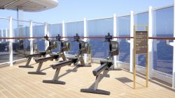 EXPLORA I - Fitnessbereich an Deck