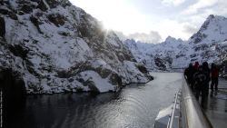 MS Trollfjord - im Trollfjord