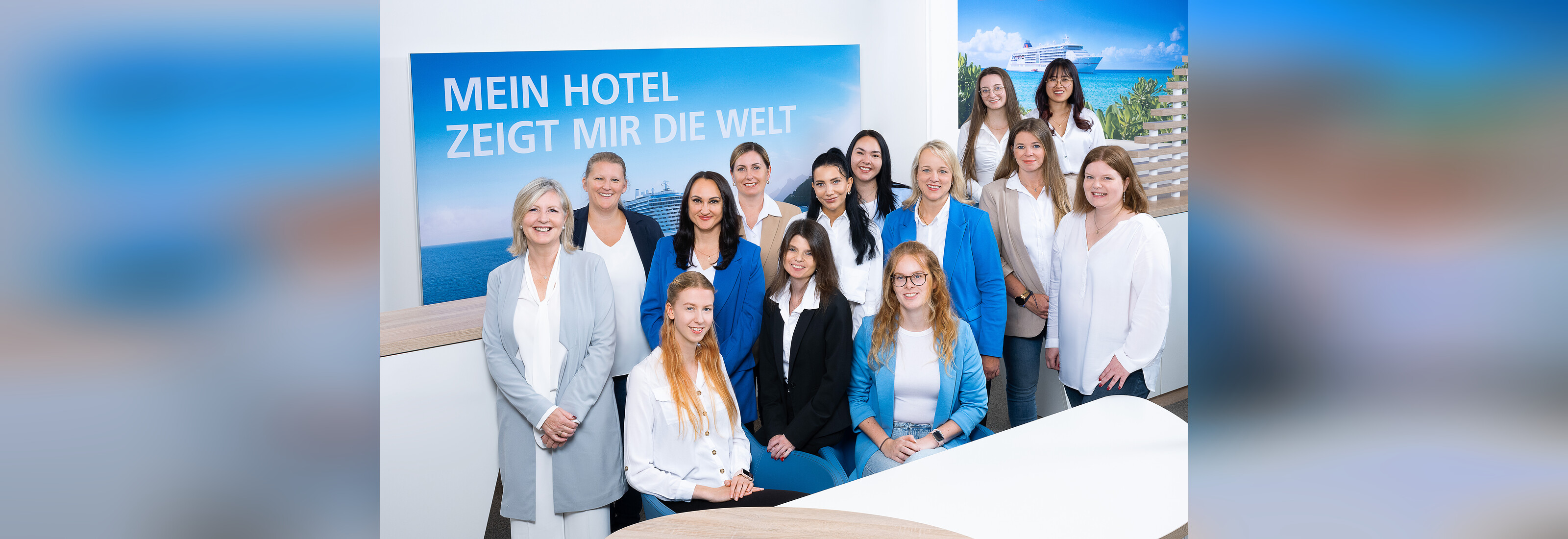 Das Team der Astoria Kreuzfahrten Zentrale