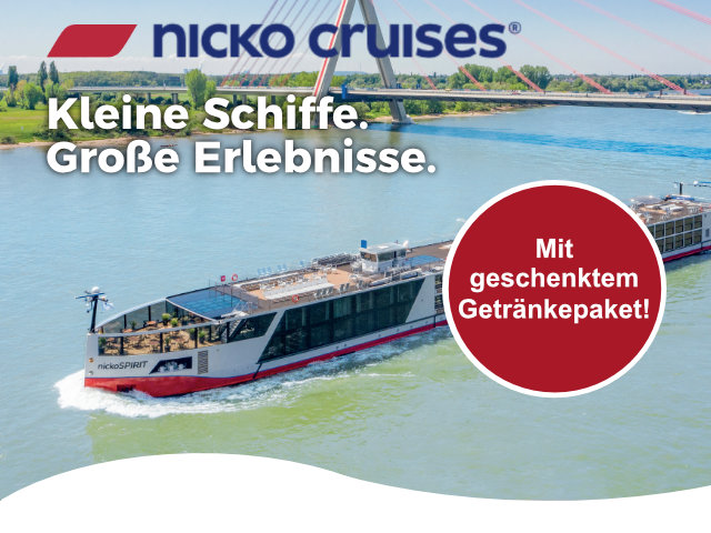 Jetzt Flussreise buchen und sparen!