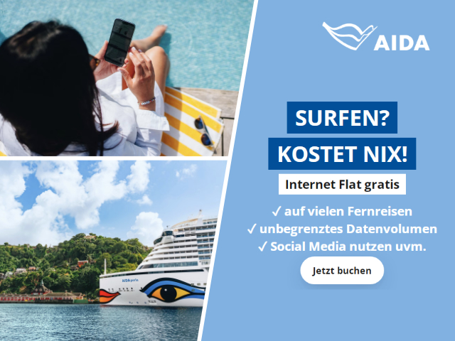 AIDA Internet Flat kostenfrei