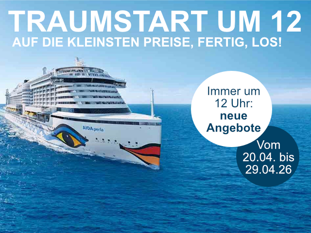 AIDA Traumstart um 12