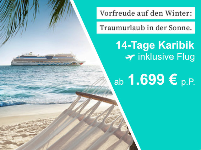 PARADIESISCHE AUSSICHTEN IN DER KARIBIK 